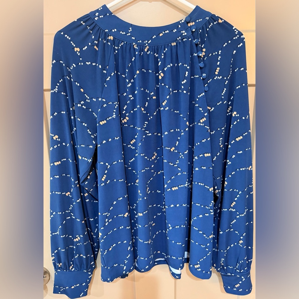 Ann Taylor Teal Long Sleeve Top